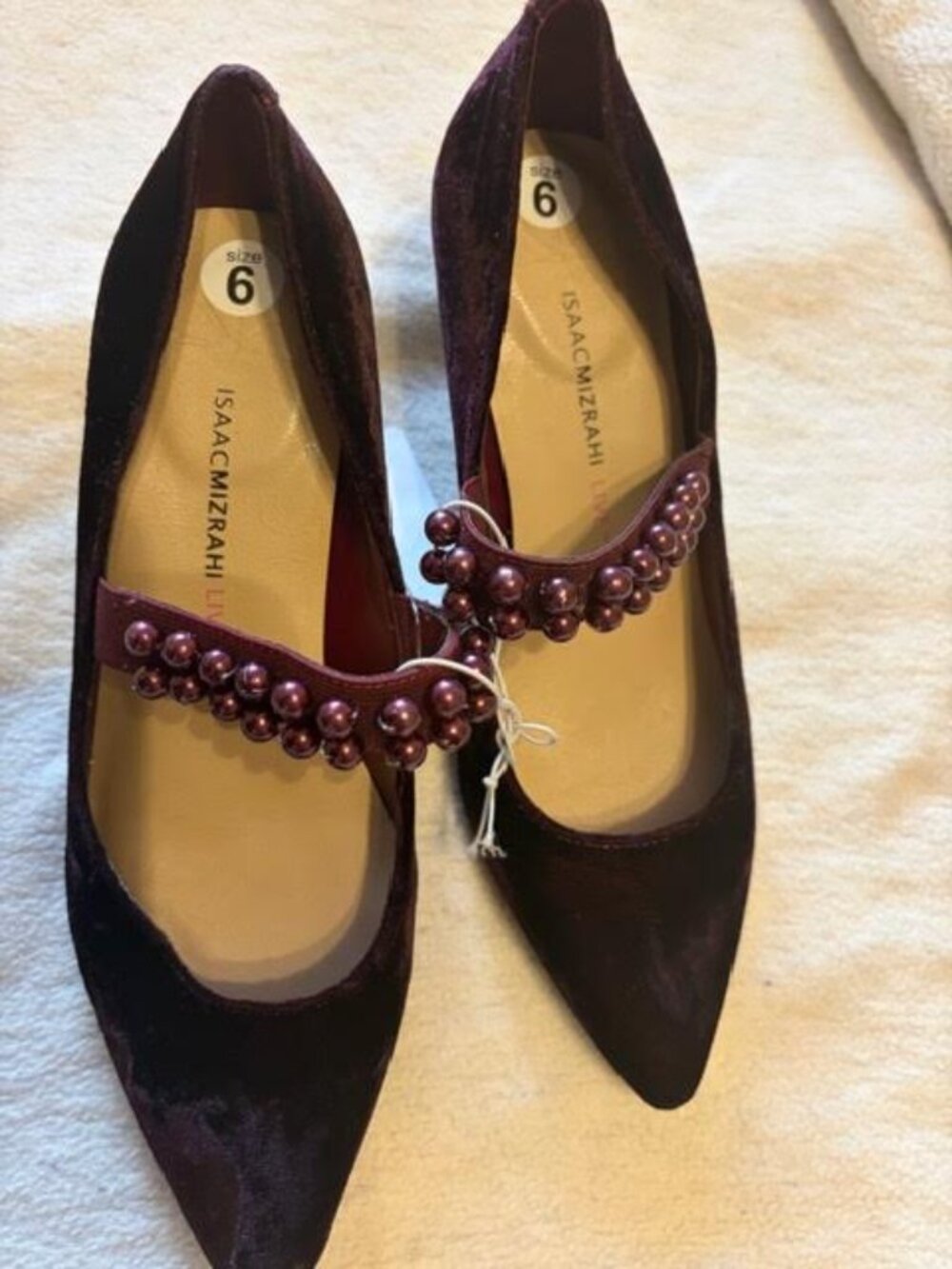 Isaac Mizrahi  wine shoes